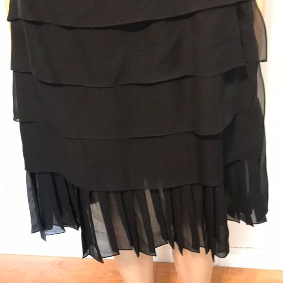 Kay Unger chiffon tiered ruffles skirt - Picture 4 of 7